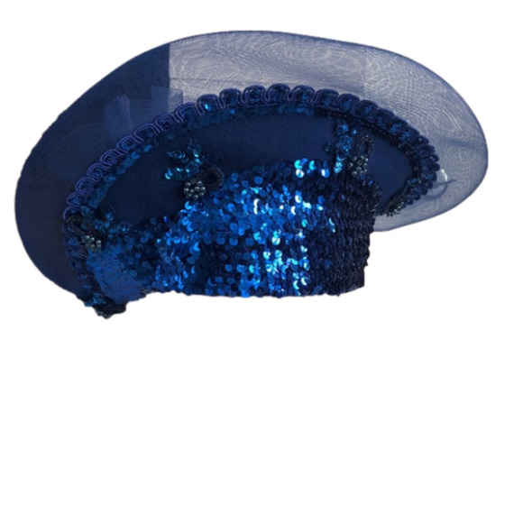VINTAGE Wool Blue Hat by Deborah of New York main image 8